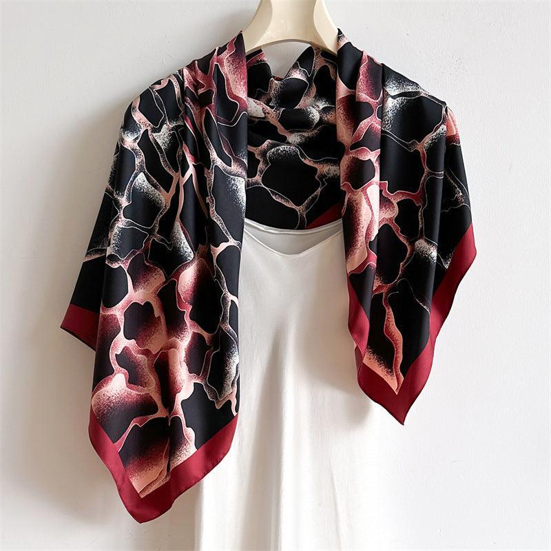 Gradient Style Chic Large Satin Scarf | 90x90cm Bandana | Twill Satin Shawl | Perfect Gift for Her, Mother&