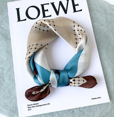 Elegant schlichter Schal aus 100 % Maulbeerseide/Kopftuch aus Seide/Haarschal aus Seide/Halstuch aus Seide/Muttertagsgeschenke/Taschenaccessoire/Geschenk für Sie