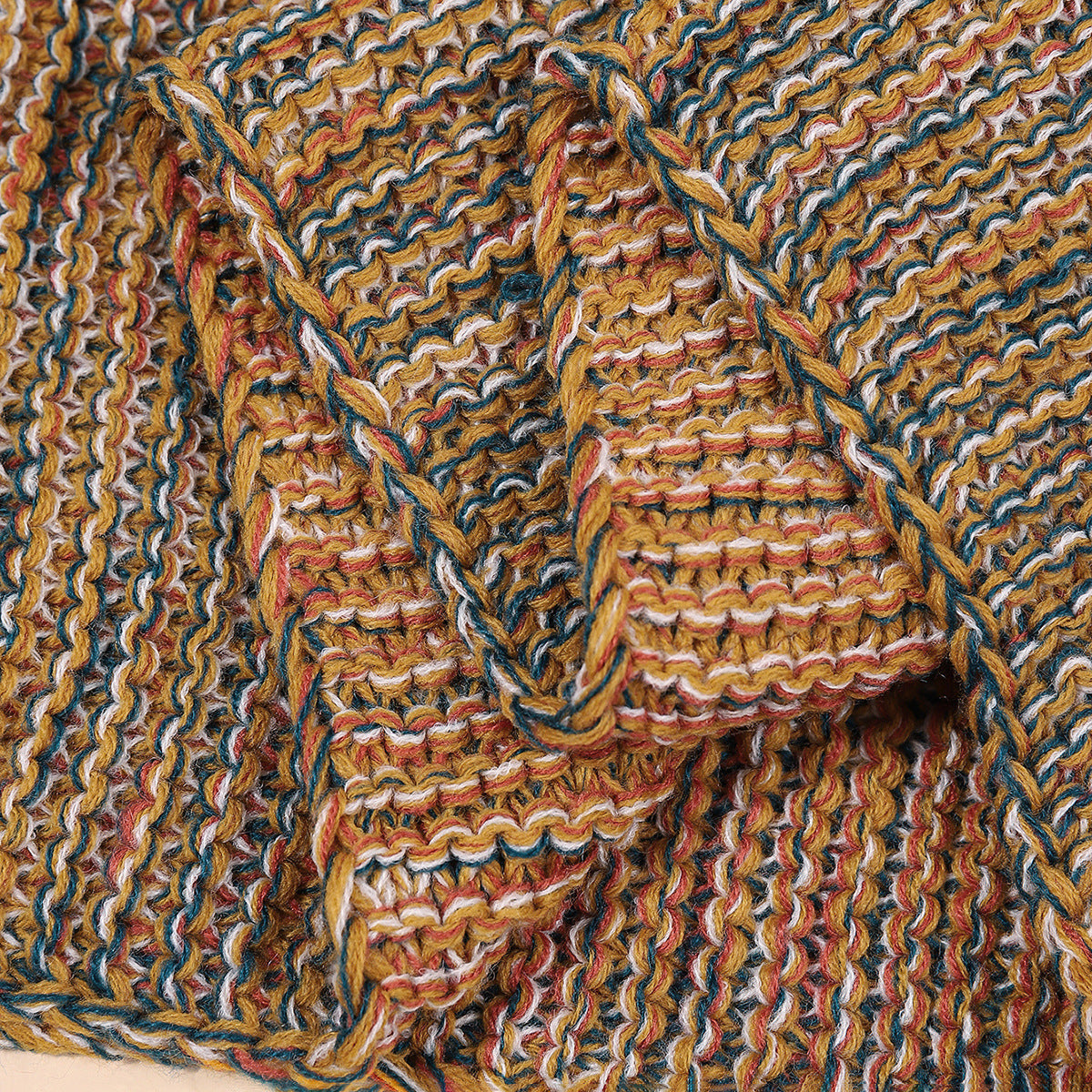 Knitted Wool Scarf for Women Winter New Long All-Matching Warm Advanced Scarf