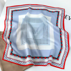 Elegant schlichter Schal aus 100 % Maulbeerseide/Kopftuch aus Seide/Haarschal aus Seide/Halstuch aus Seide/Muttertagsgeschenke/Taschenaccessoire/Geschenk für Sie