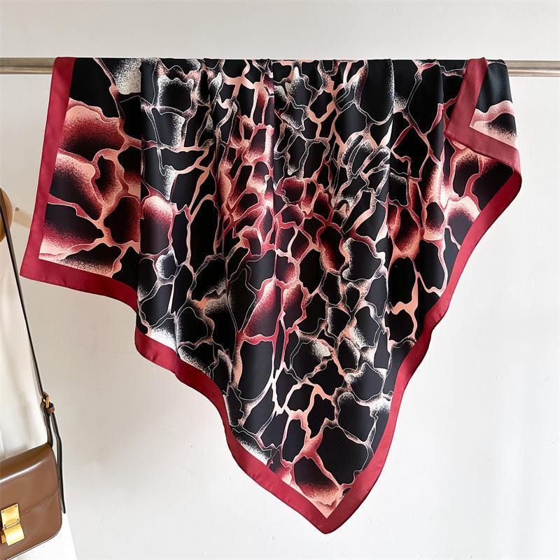 Gradient Style Chic Large Satin Scarf | 90x90cm Bandana | Twill Satin Shawl | Perfect Gift for Her, Mother&