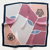 Color contrast 100% mulberry Silk Scarf/Silk head scarf/Silk hair scarf/Silk neck scarf/Mother's Day Gifts/Bag Accessory/Gift for her