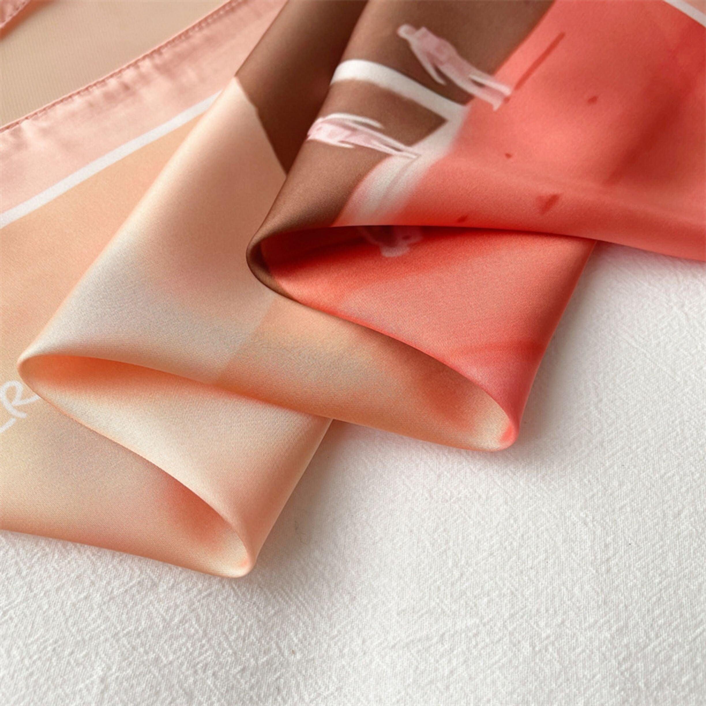 Colorado scarf/100% Vegan Silk Scarf/Silk head scarf/55*55cm/Silk hair scarf/Silk neck scarf/Silk bandana/Bag Accessory/Gift for her