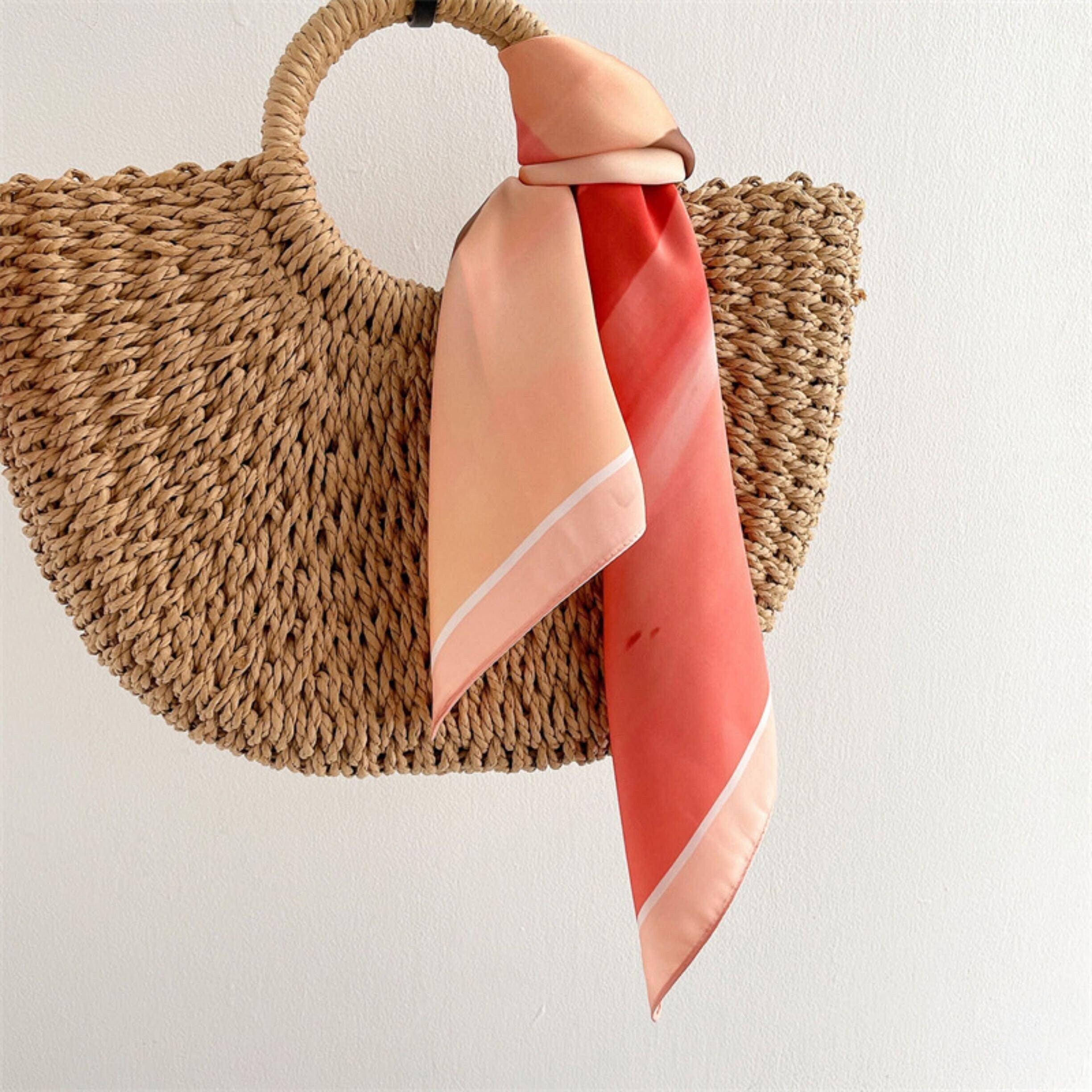 Colorado scarf/100% Vegan Silk Scarf/Silk head scarf/55*55cm/Silk hair scarf/Silk neck scarf/Silk bandana/Bag Accessory/Gift for her