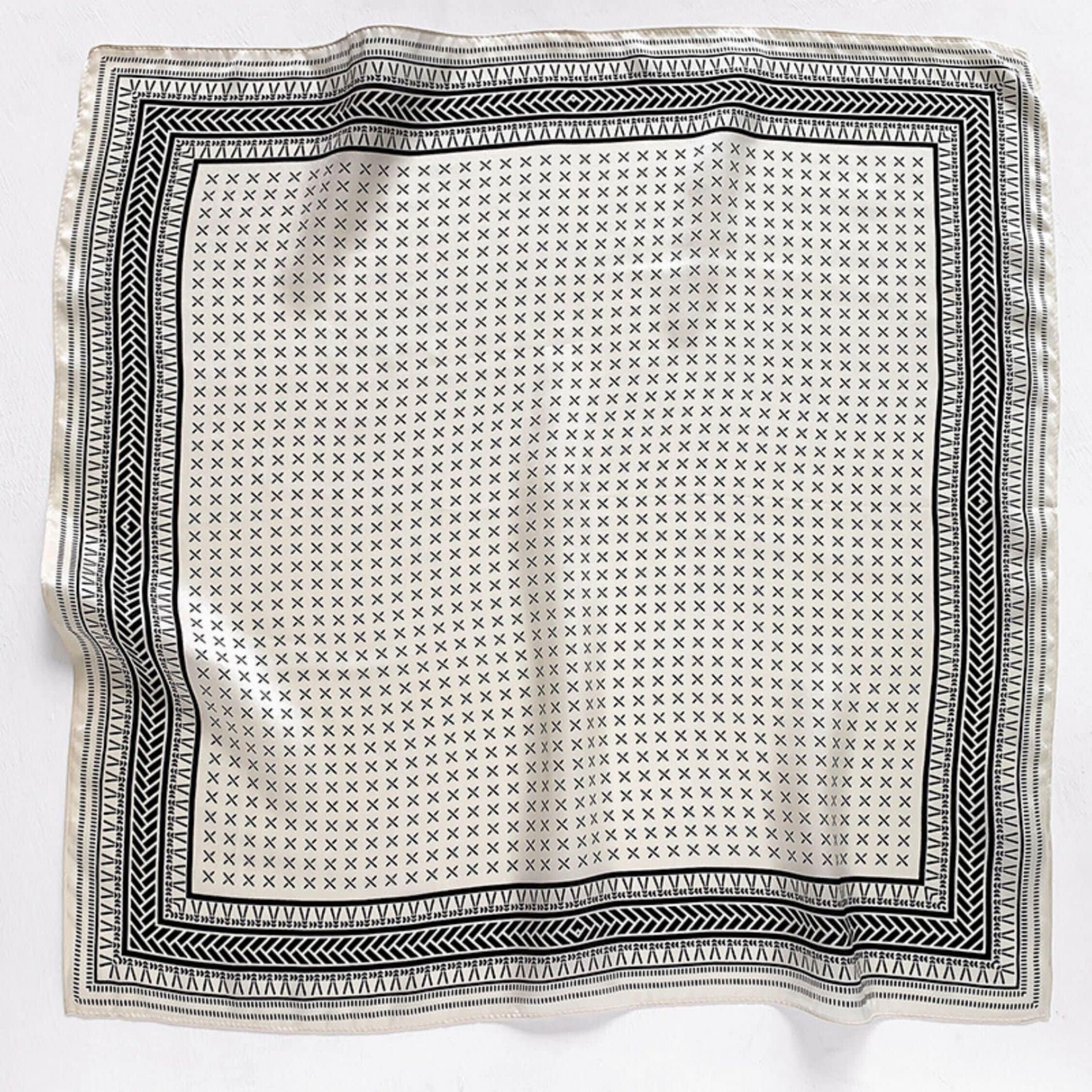 Schal aus 100 % Maulbeerseide/Kopftuch aus Seide/Haarschal aus Seide/Halstuch aus Seide/Muttertagsgeschenke/Taschenaccessoire/Geschenk für Sie/Für den Frühling