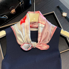 Butterfly Whisper 100% Silk Scarf 53cm – Elegant Giftable Accessory