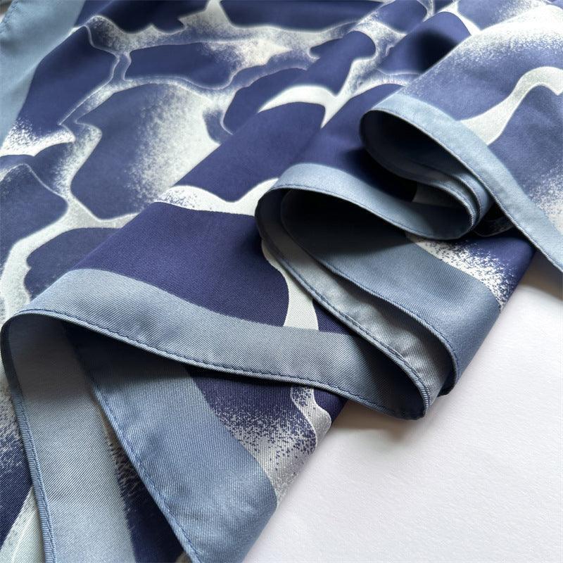 Gradient Style Chic Large Satin Scarf | 90x90cm Bandana | Twill Satin Shawl | Perfect Gift for Her, Mother&