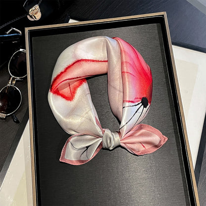 Butterfly Whisper 100% Silk Scarf 53cm – Elegant Giftable Accessory