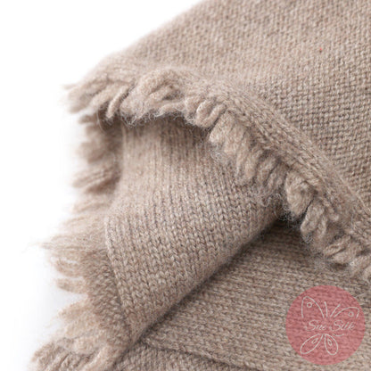 100% Pure Cashmere Knit Bucket Hat – Soft Slouchy Fit, Minimal Everyday Style