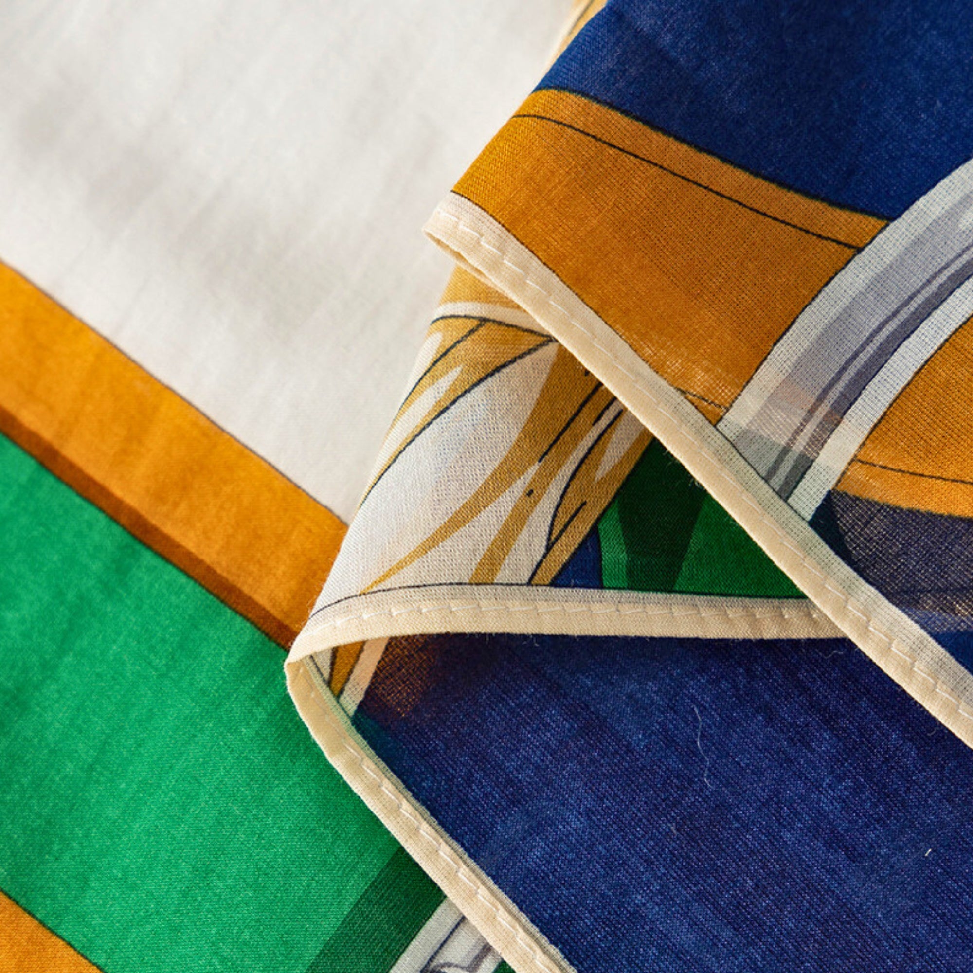 Giftable Silk Cotton Scarf 70cm – Light Floral Print Bandana