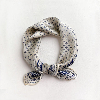Schal aus 100 % Maulbeerseide im Vintage-Stil/Kopftuch aus Seide/Haarschal aus Seide/Halstuch aus Seide/Muttertagsgeschenke/Taschenaccessoire/Geschenk für Sie